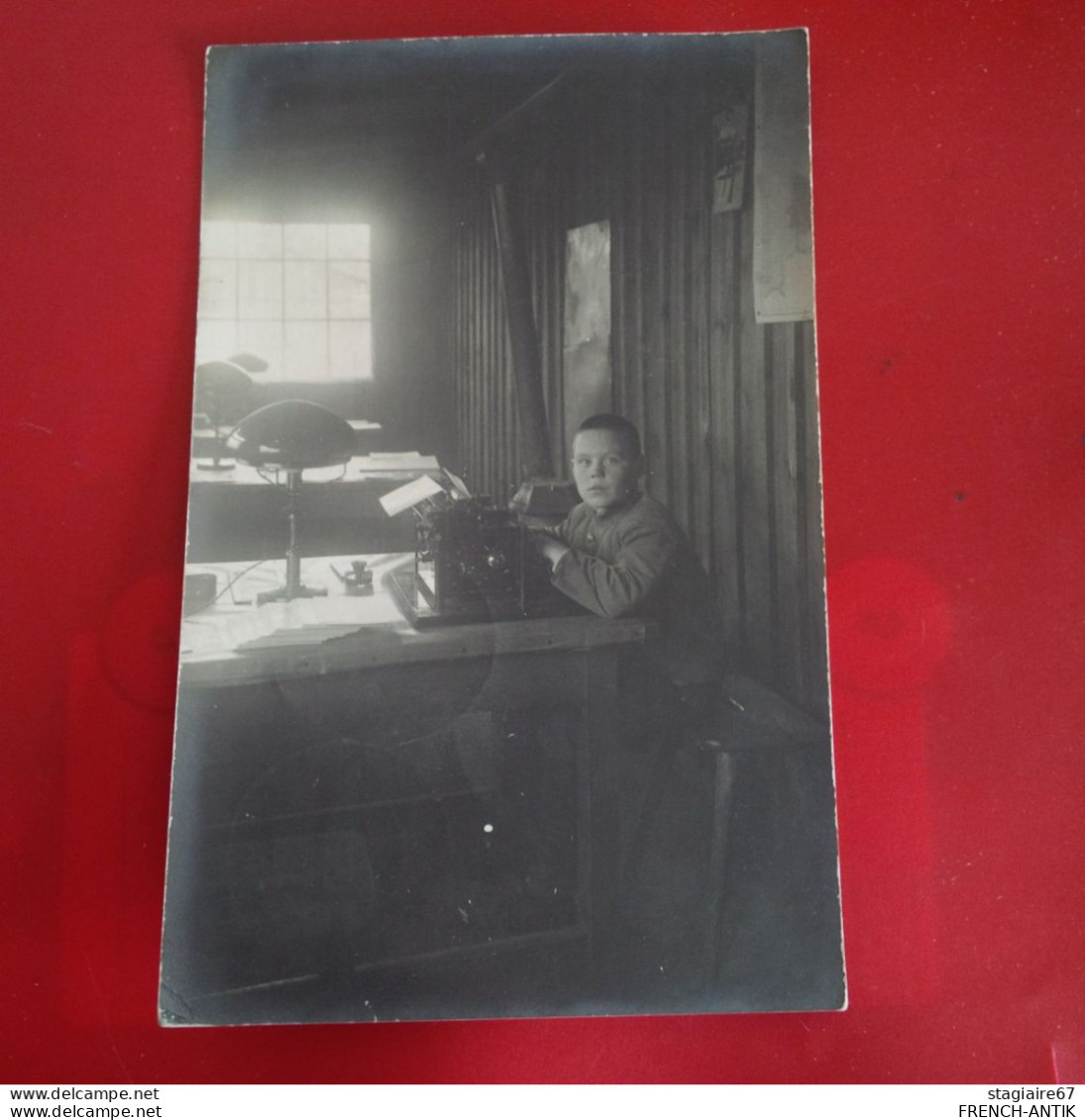 CARTE PHOTO CAMP KONIGSBRUCK ENFANT - Guerre 1914-18