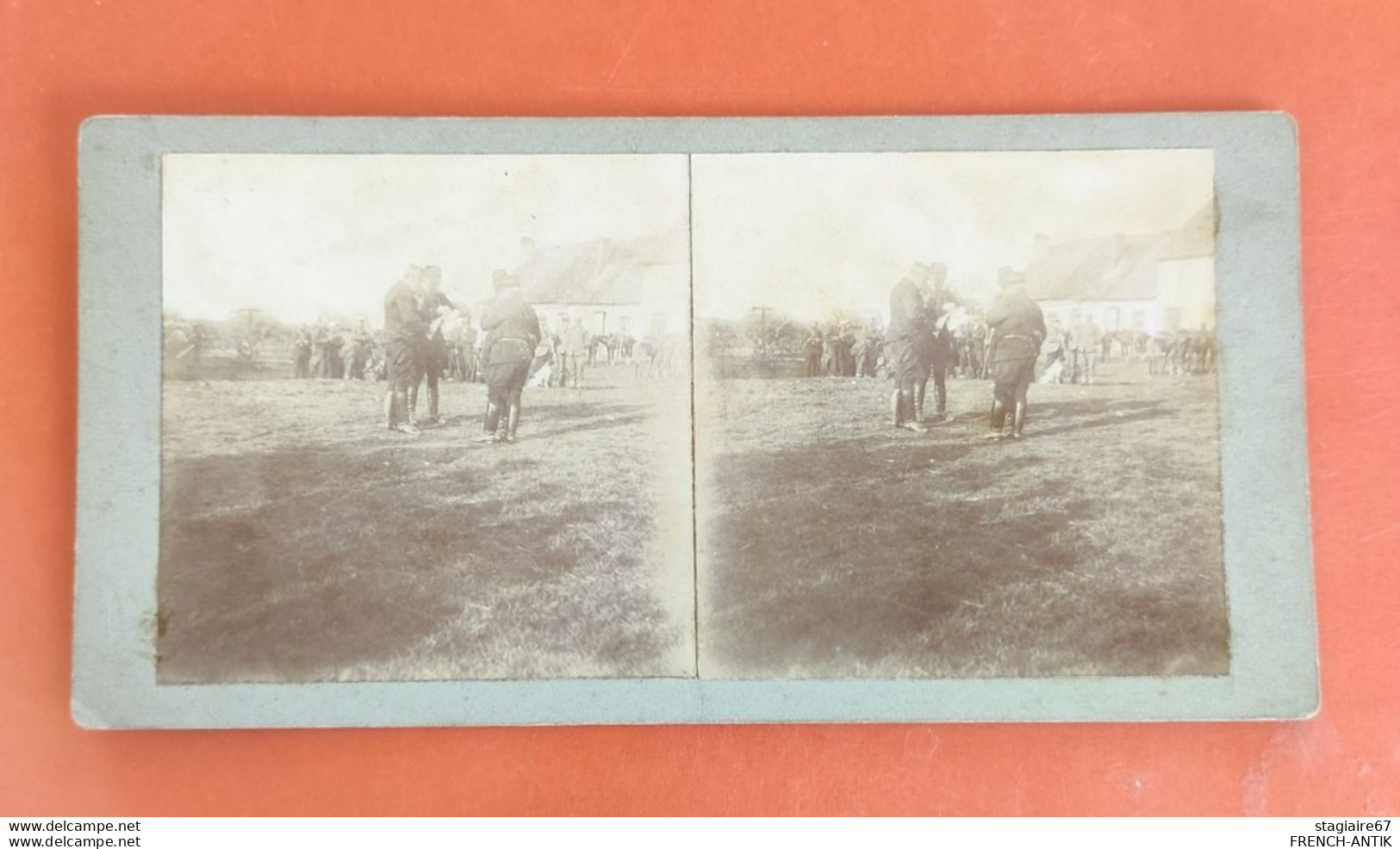 PHOTO STEREO MILITAIRES - Stereo-Photographie