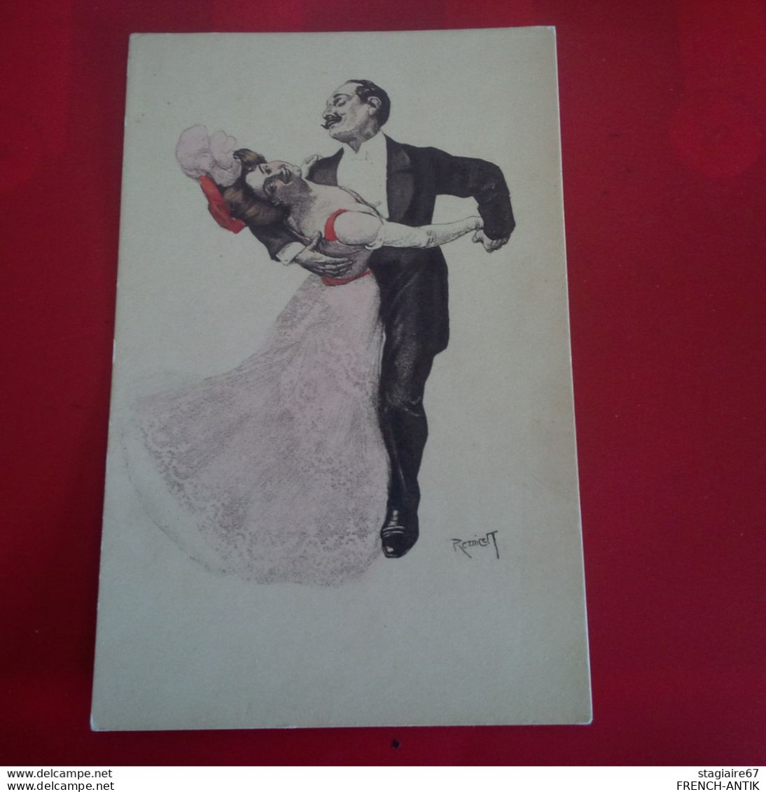 ILLUSTRATEUR REZNICEK COUPLE DANSE - Reznicek, Ferdinand Von