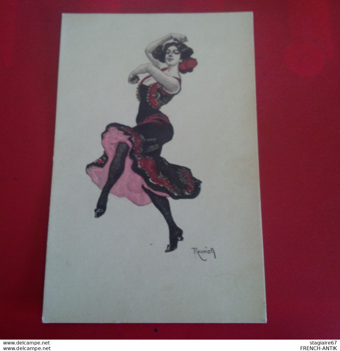 ILLUSTRATEUR REZNICEK FEMME MODE DANSE - Reznicek, Ferdinand Von