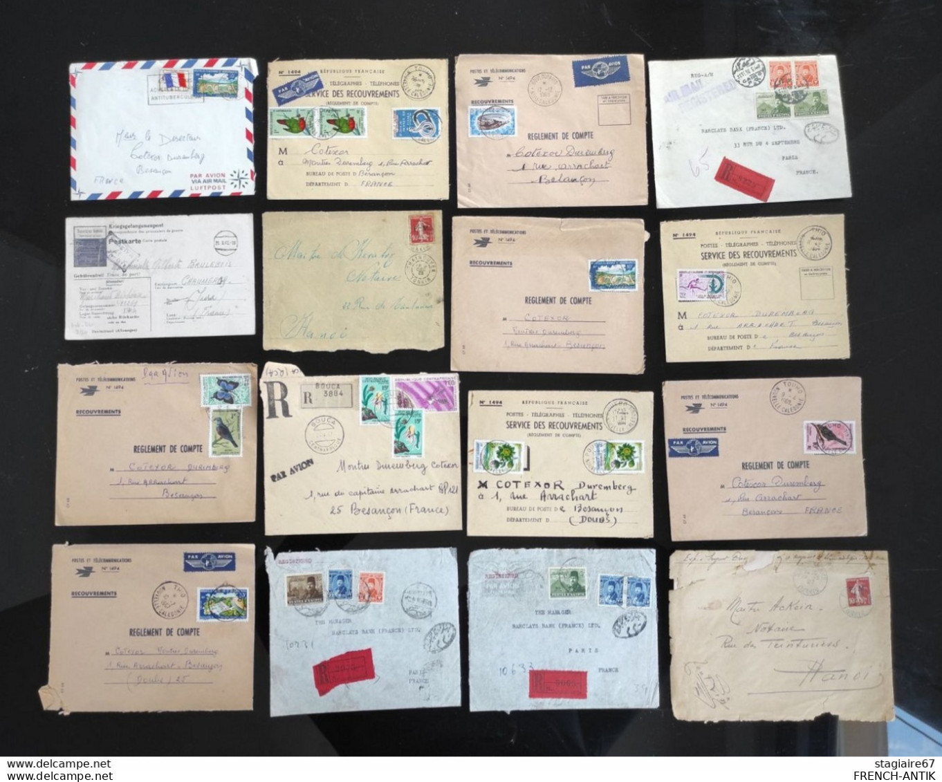 GRAND LOT LETTRES TIMBRES LIVRET - Lots & Kiloware (mixtures) - Max. 999 Stamps