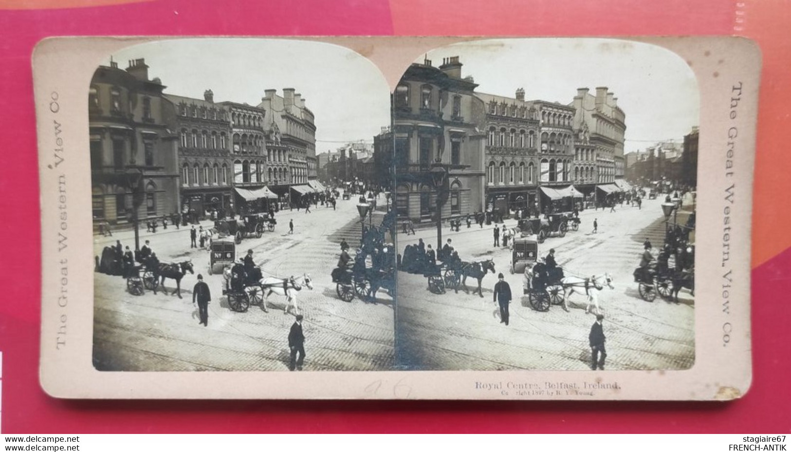 ROYAL CENTRE BELFAST TRELAND 1897 - Stereoscopes - Side-by-side Viewers