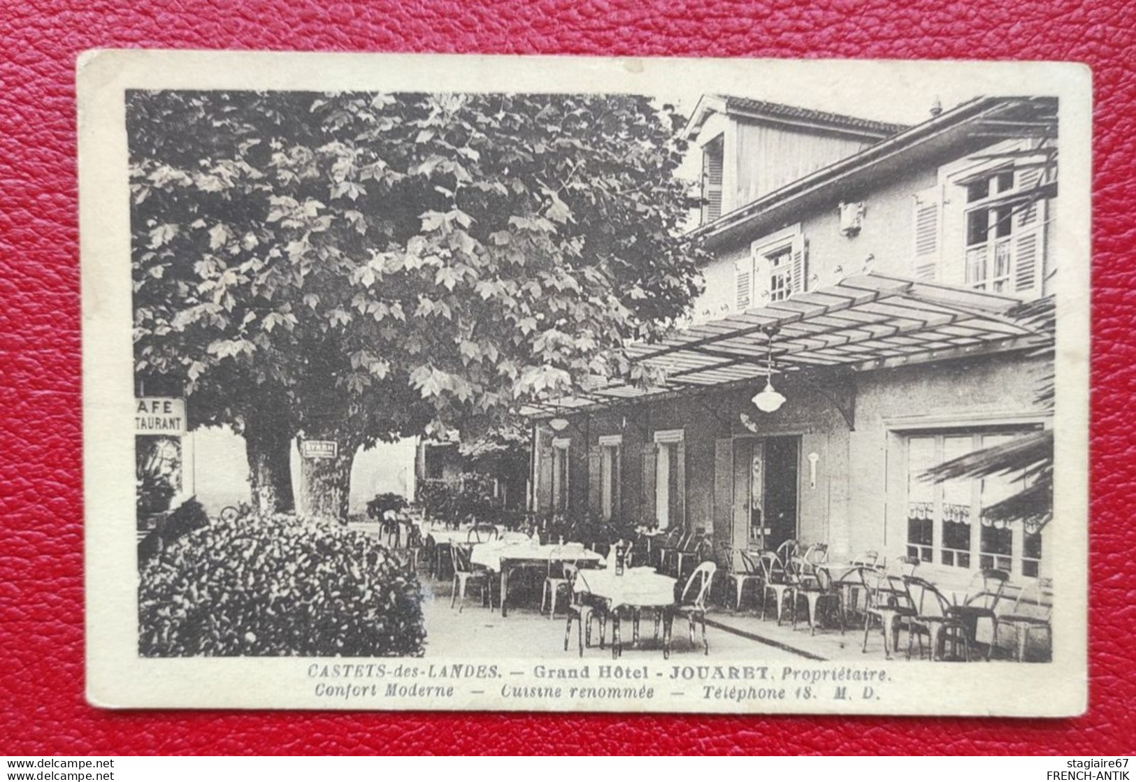 CASTETS DES LANDES GRAND HÔTEL JOUARET PROPRIÉTAIRE - Castets