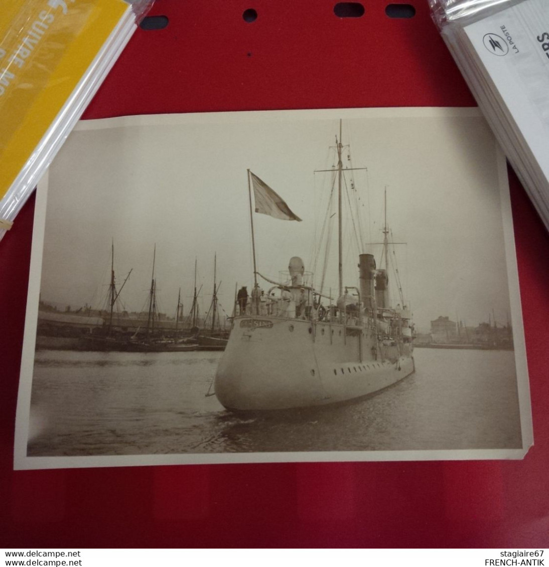 PHOTO BATEAU DE GUERRE CASSINI LIEU A IDENTIFIER - Barche