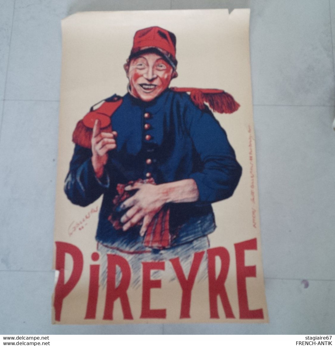 AFFICHE PIREYRE SOLDAT - Affiches