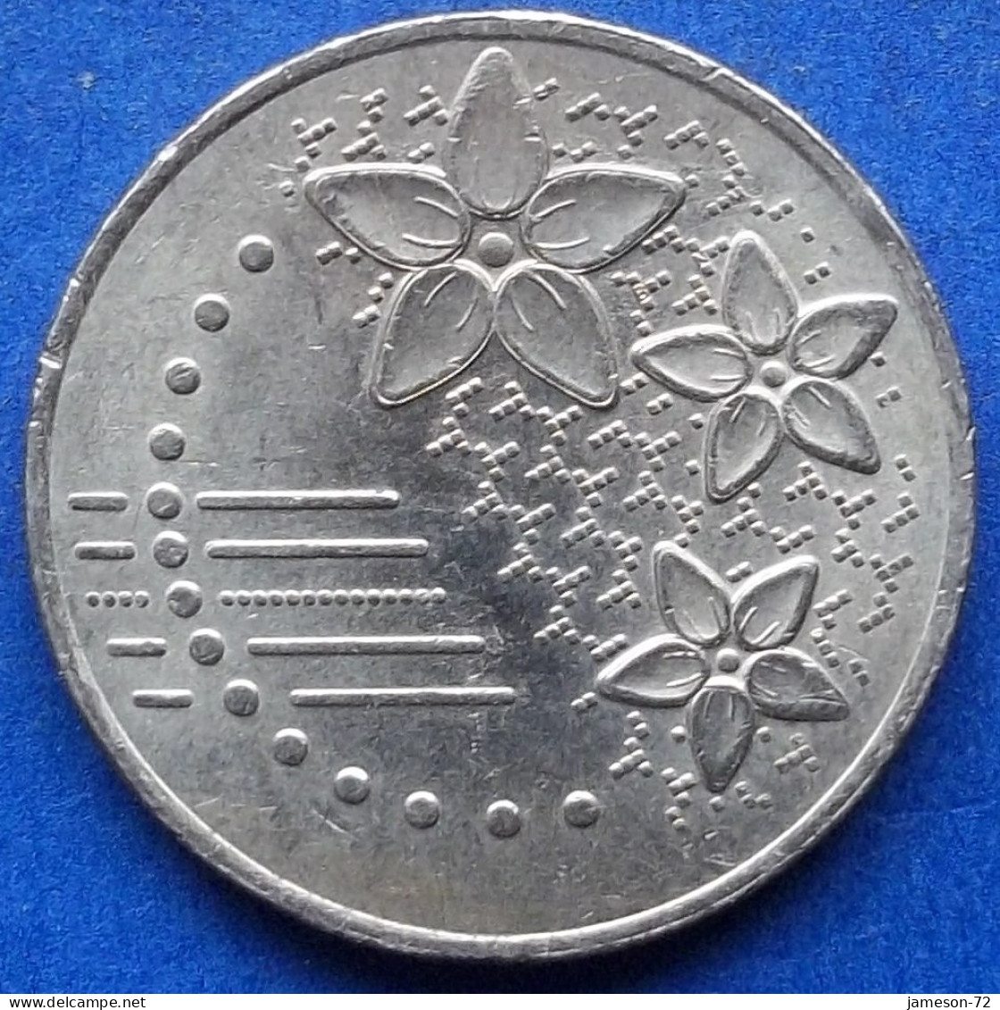 MALAYSIA - 20 Sen 2022 "Jasmine Flower" KM# 203 Republic (1963) - Edelweiss Coins - Malaysie