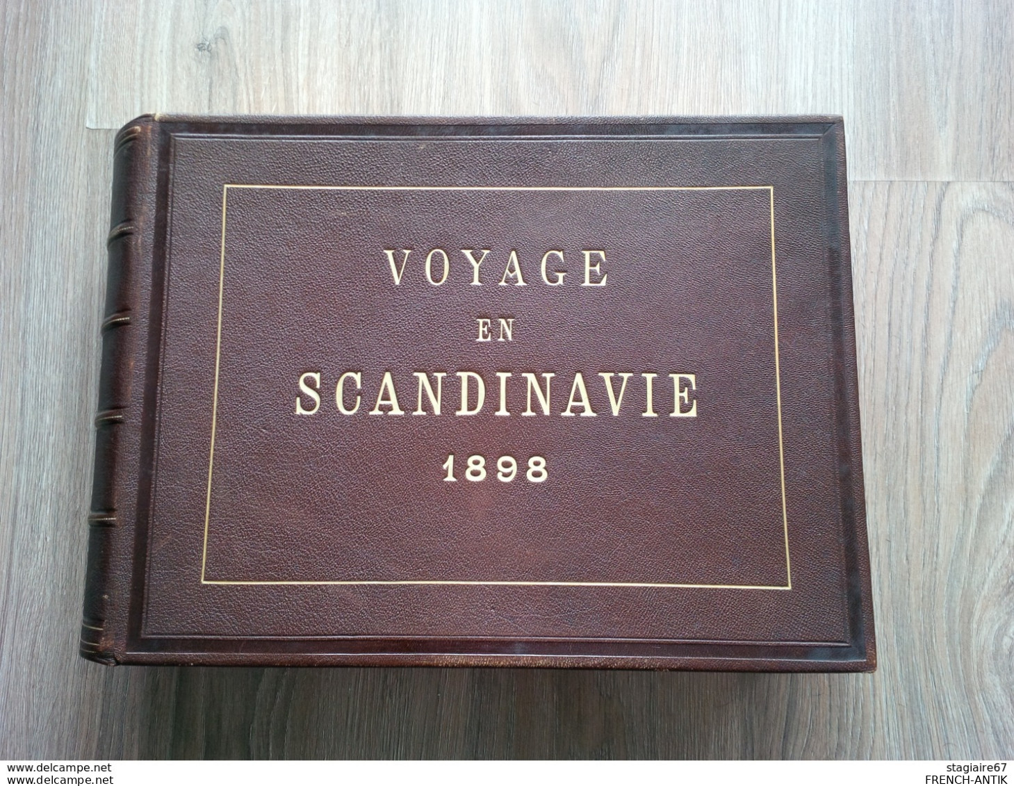 MAGNIFIQUE ALBUM PHOTO VOYAGE EN SCANDINAVIE 1898 TRES BELLES PHOTOGRAPHIES - Album & Collezioni