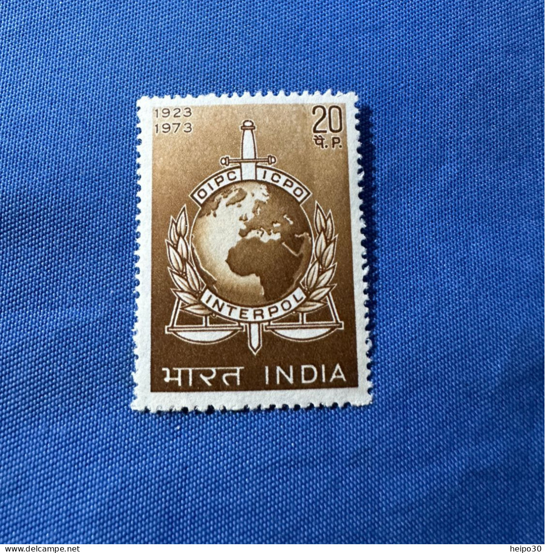 India 1973 Michel 578 Interpol 50 Jahre MNH - Nuovi