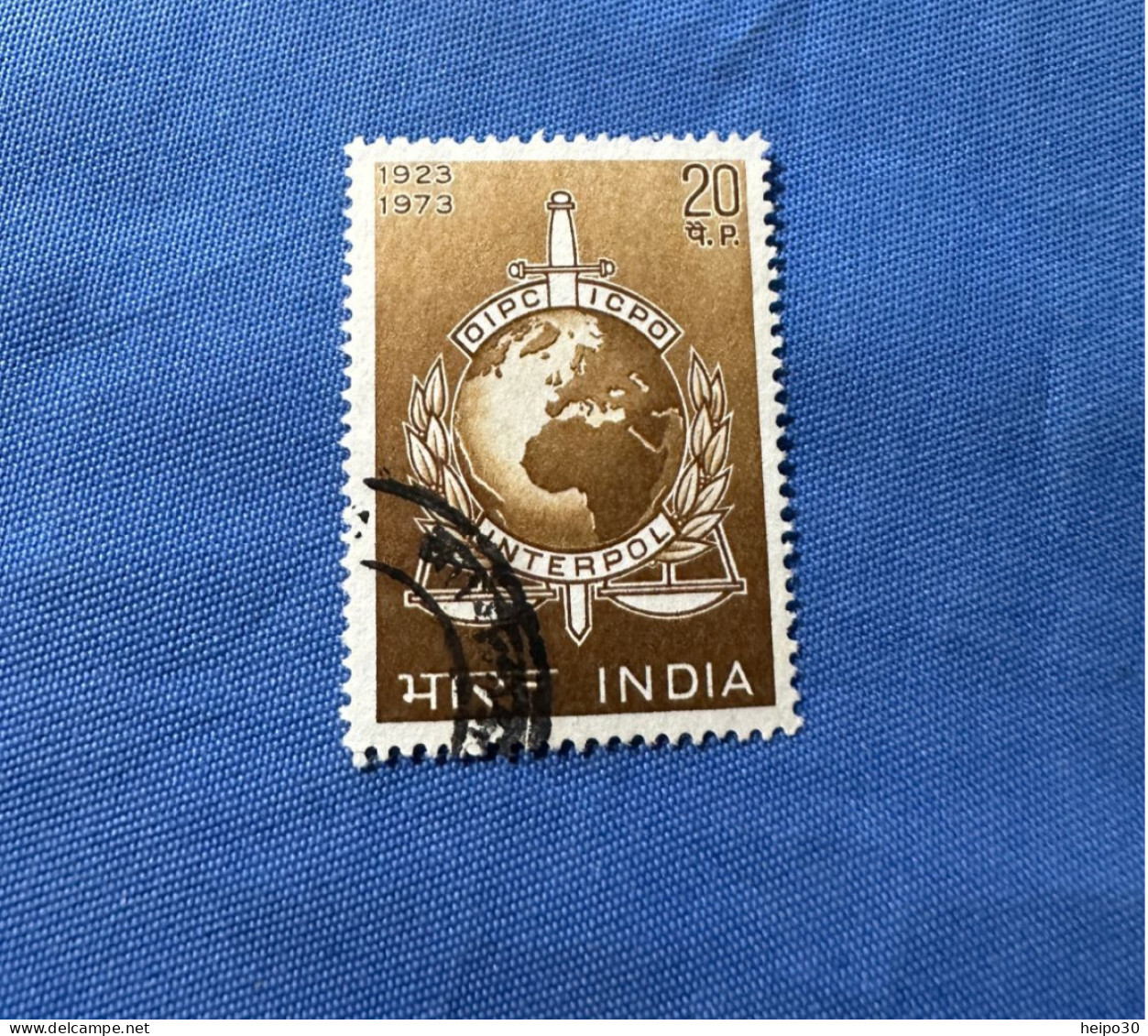 India 1973 Michel 578 Interpol 50 Jahre - Gebruikt