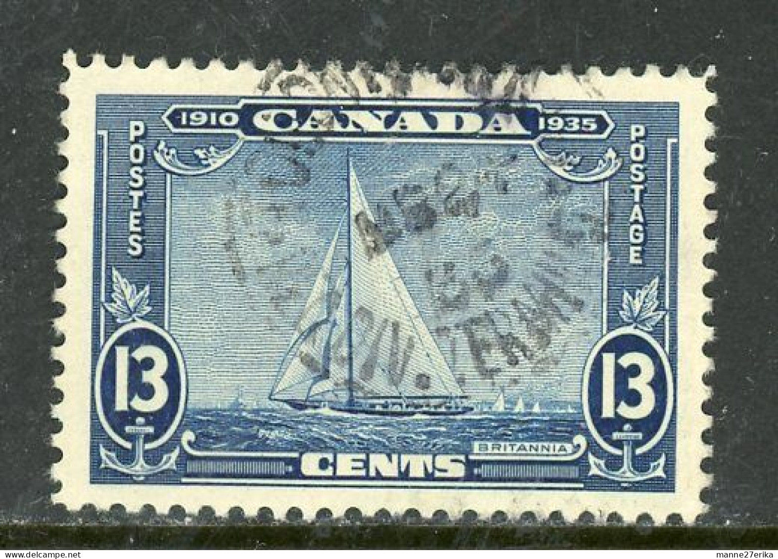 Canada USED 1935 Royal Yacht Britannia - Oblitérés