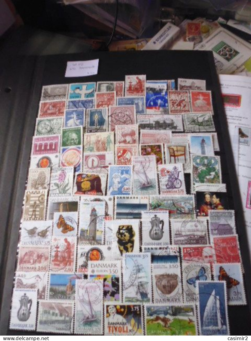 VENDU EN LOT 0.10€ LE TIMBRE   LOT 653 DANEMARK - Lots & Kiloware (mixtures) - Max. 999 Stamps