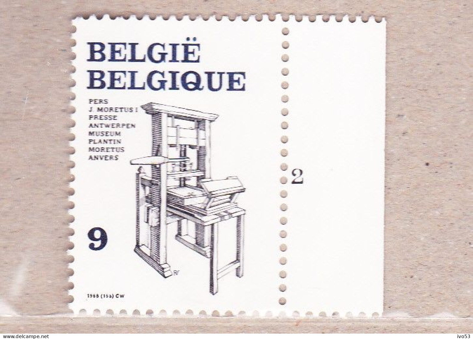 1988 Nr 2309**Plaatnummer 2.Boekdrukkunst. - 1981-1990