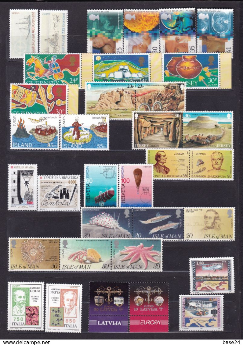 1994 EUROPA CEPT EUROPE Annata Quasi Completa: 100 Francobolli, 44 Paesi MNH** Grandi Scoperte Discoveries Nearly Compl - 1994