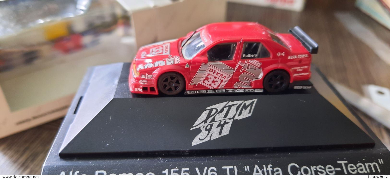 Herpa Alfa Romeo 155 V6 TI DTM 1994 "Alfa Corse" Nr.33, Buttiero - Scale 1:87