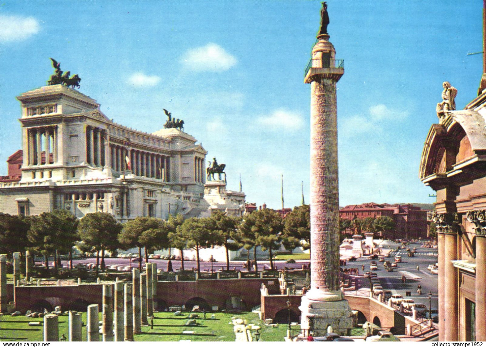 ROME, LAZIO, ALTAR OF THE NATION, ARCHITECTURE, MONUMENT, STATUE, ITALY, POSTCARD - Altare Della Patria