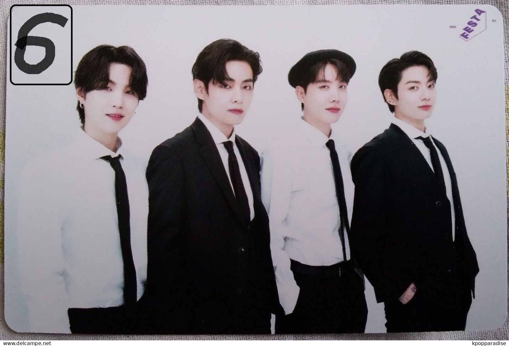 Photocard au choix  BTS Festa 2022 Suga, V, J hope, Jungkook