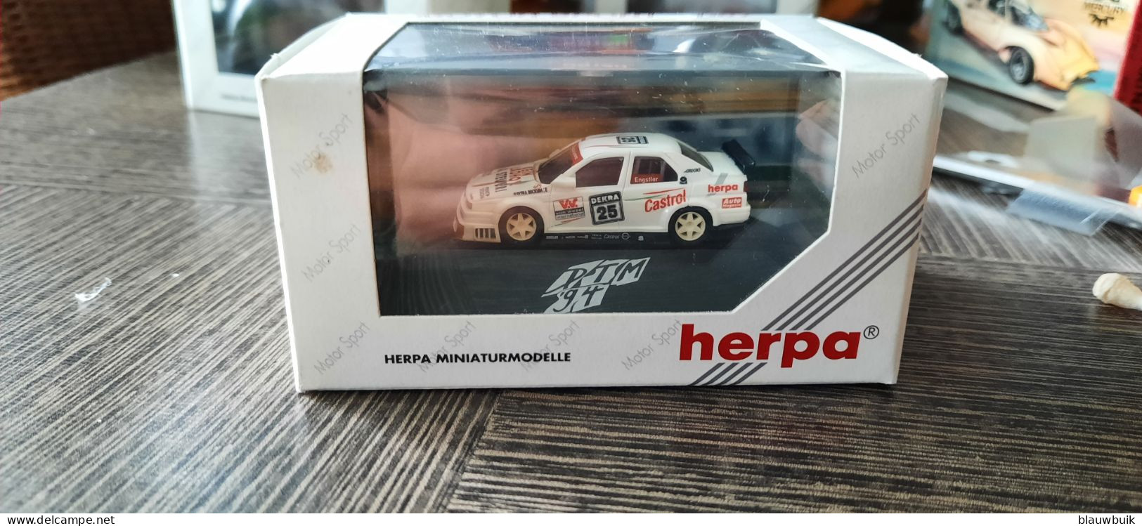 Herpa Alfa Romeo 155 V6 TI/93 "Engstler-Herpa-Team 26" - Echelle 1:87