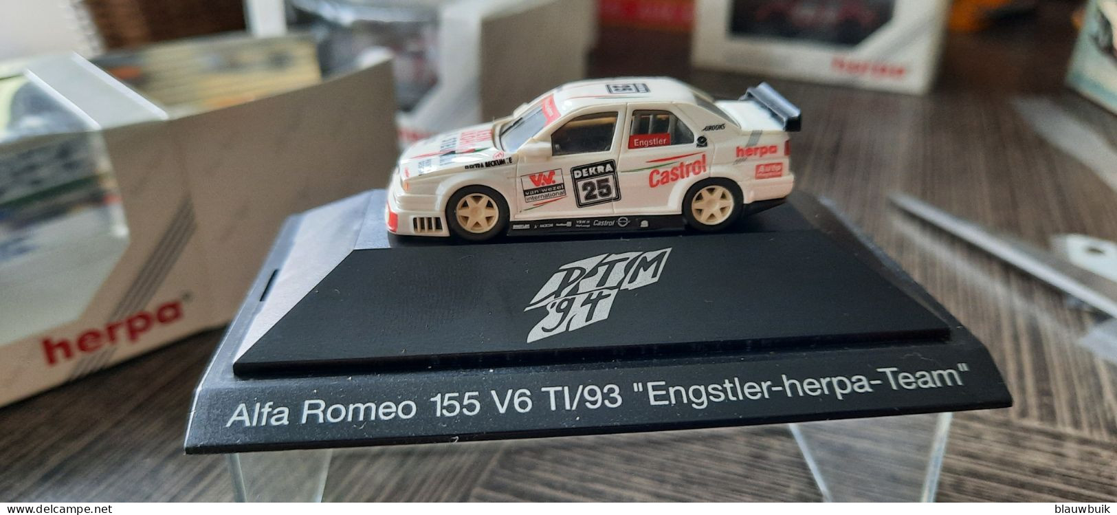 Herpa Alfa Romeo 155 V6 TI/93 "Engstler-Herpa-Team 26" - Massstab 1:87