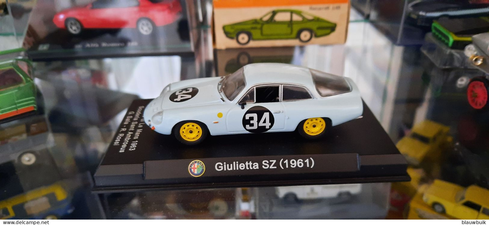 Alfa Romeo Giulietta SZ 1961 24/U Le Mans 1963 G.Sala-R.Rossi - Otros & Sin Clasificación