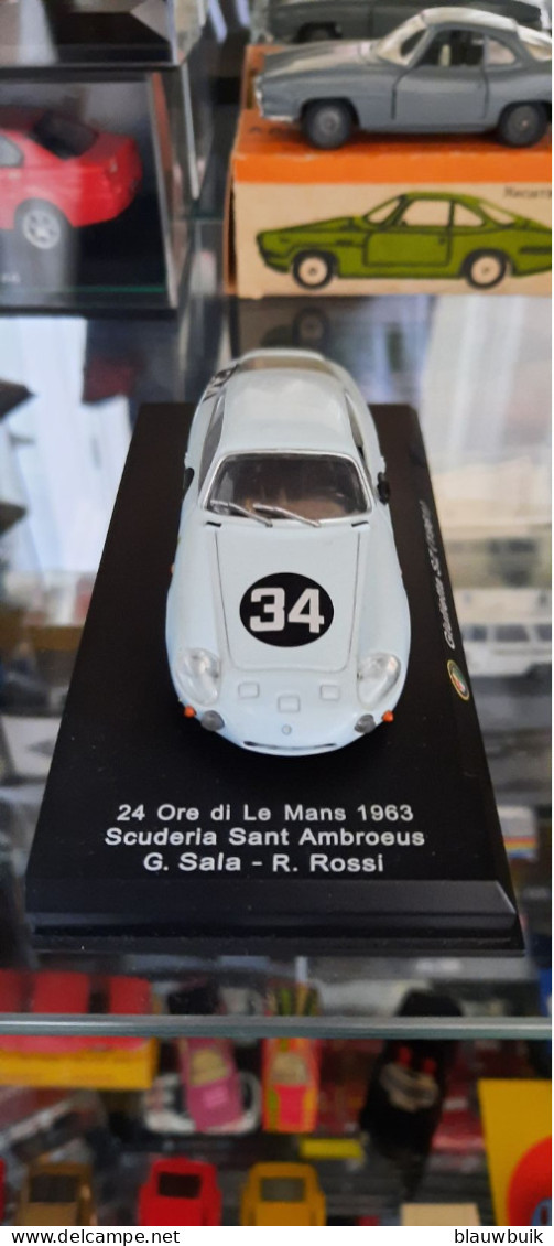 Alfa Romeo Giulietta SZ 1961 24/U Le Mans 1963 G.Sala-R.Rossi - Otros & Sin Clasificación