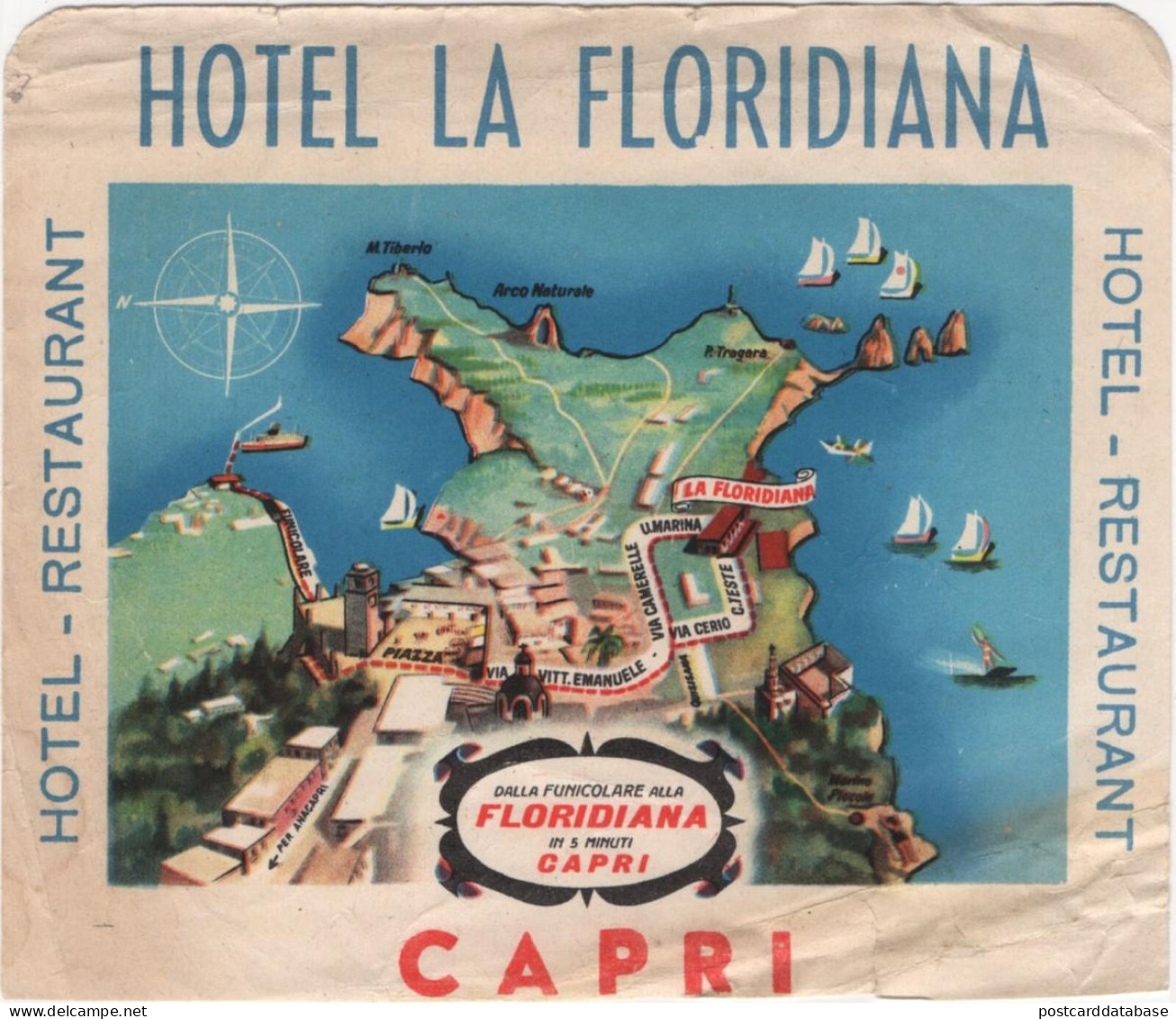 Hotel La Floridiana - Capri - Etiquettes D'hotels