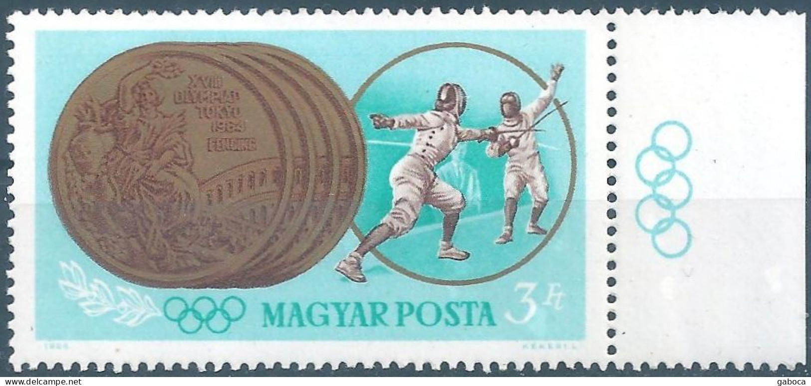 C5698 Hungary Olympics Tokyo Medalist Sport MNH RARE - Ete 1964: Tokyo