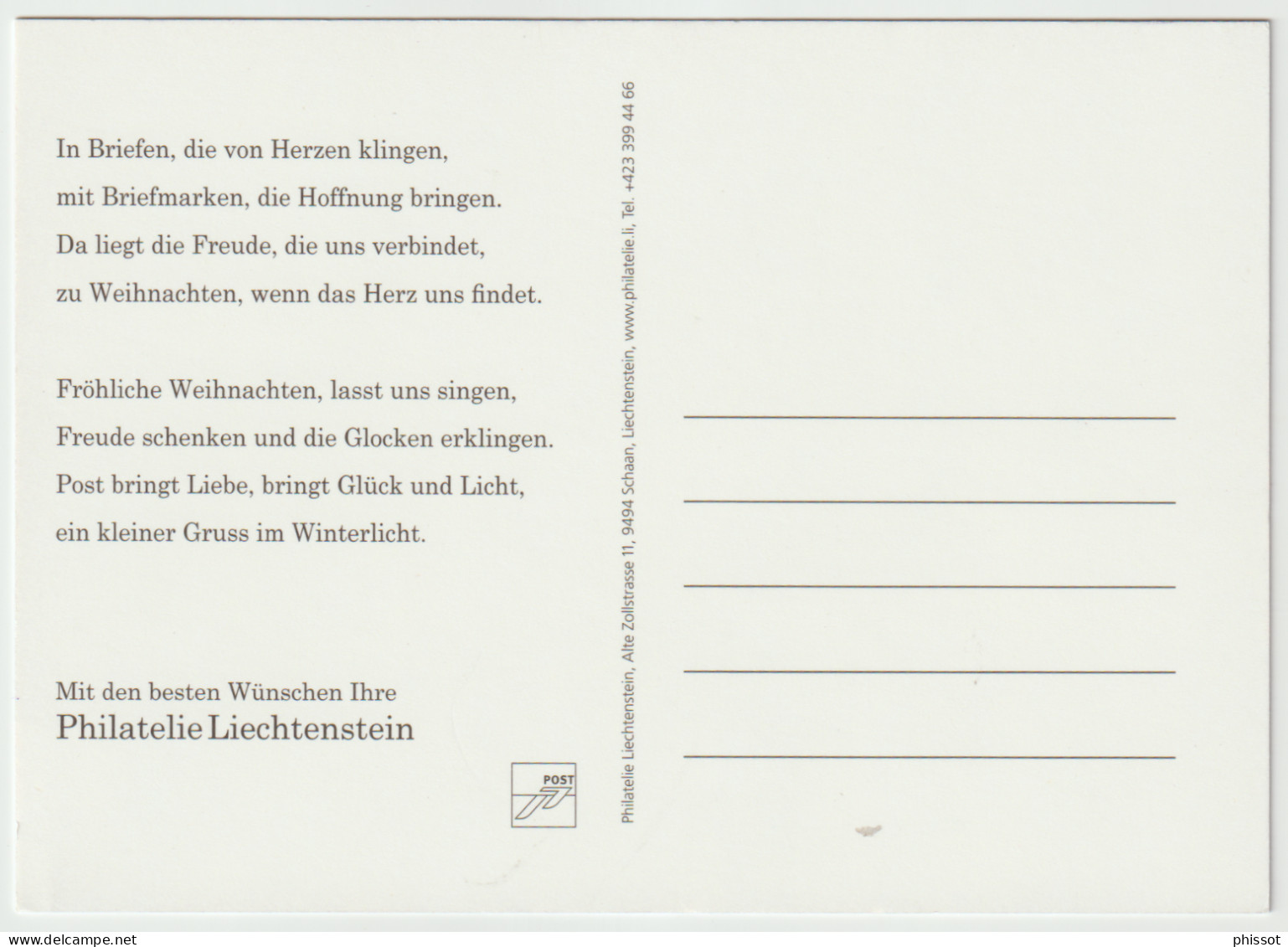 Weihnachtsfest 2023 Neujahr 2024 - Stamped Stationery