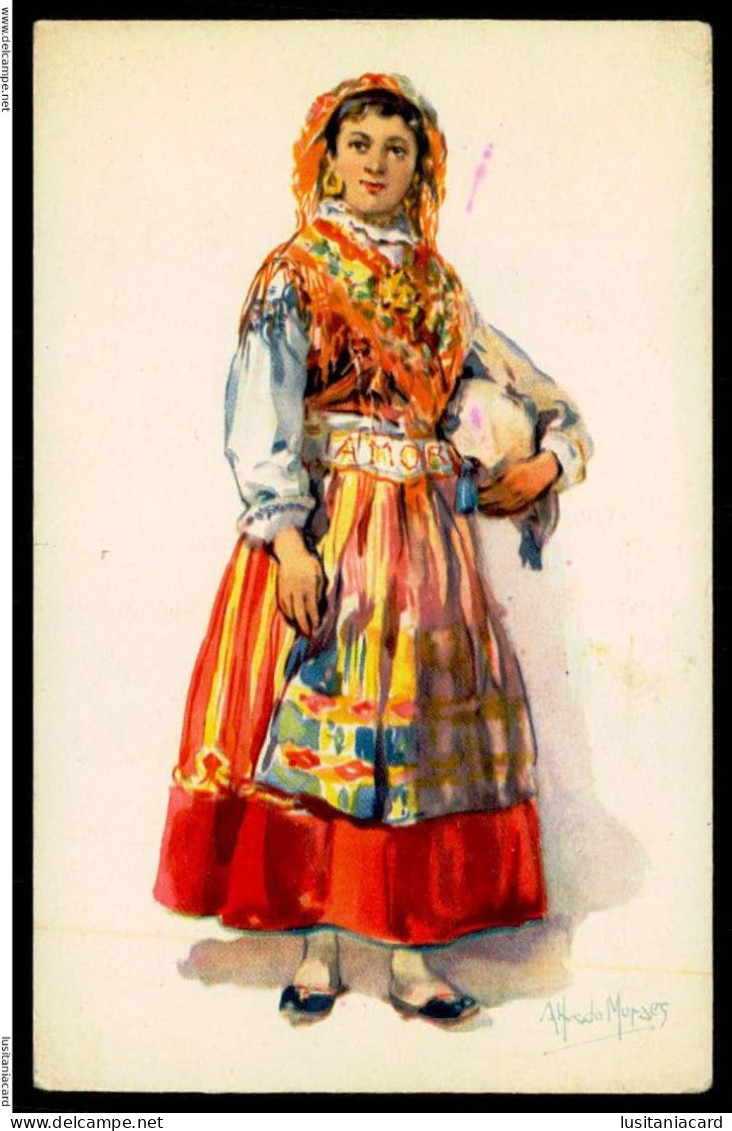 VIANA DO CASTELO -COSTUMES-Costumes Portugueses-Mulher De Viana Do Castelo( Ed.G. & F. Nº 3)(A. Moraes)carte Postale - Viana Do Castelo