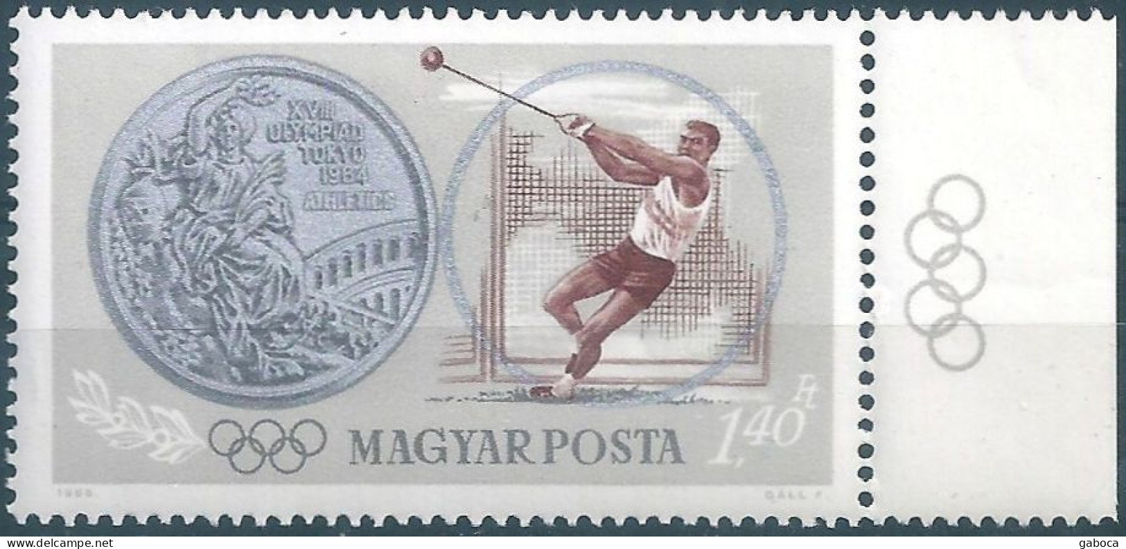 C5701 Hungary Olympics Tokyo Medalist Sport MNH RARE - Verano 1964: Tokio