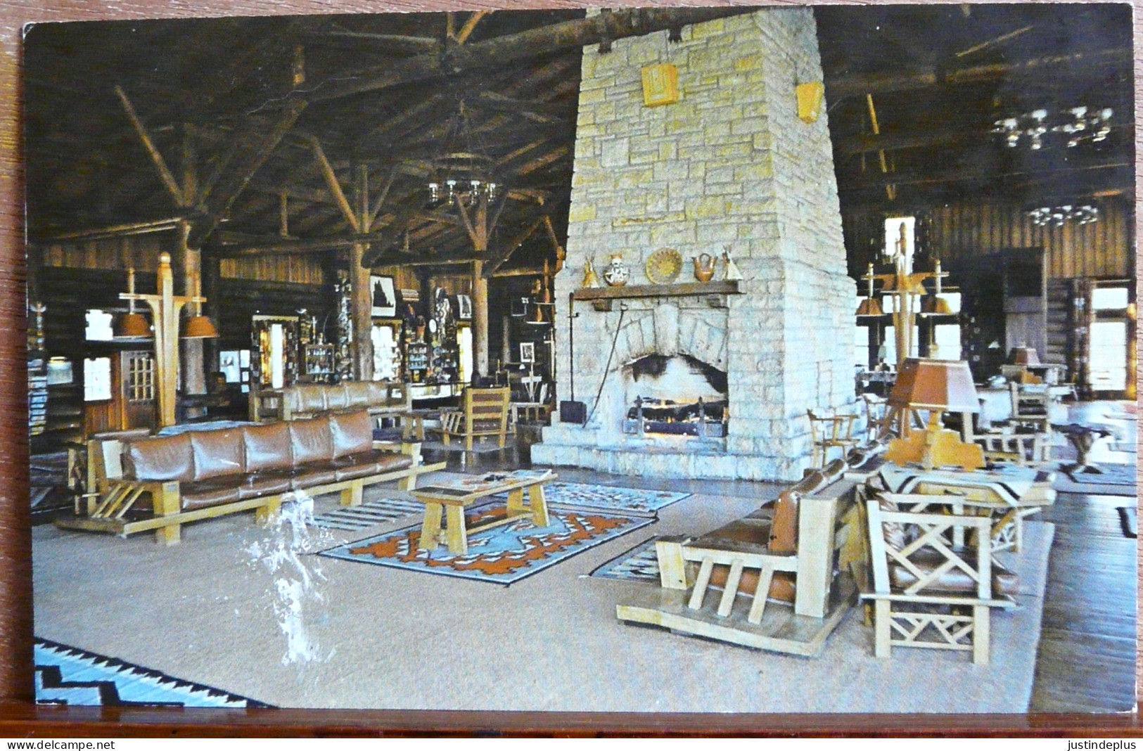 THE LOUNGE STARVED ROCK LODGE ROCK STATE PARK UTICA ILLINOIS 1973 - Otros & Sin Clasificación