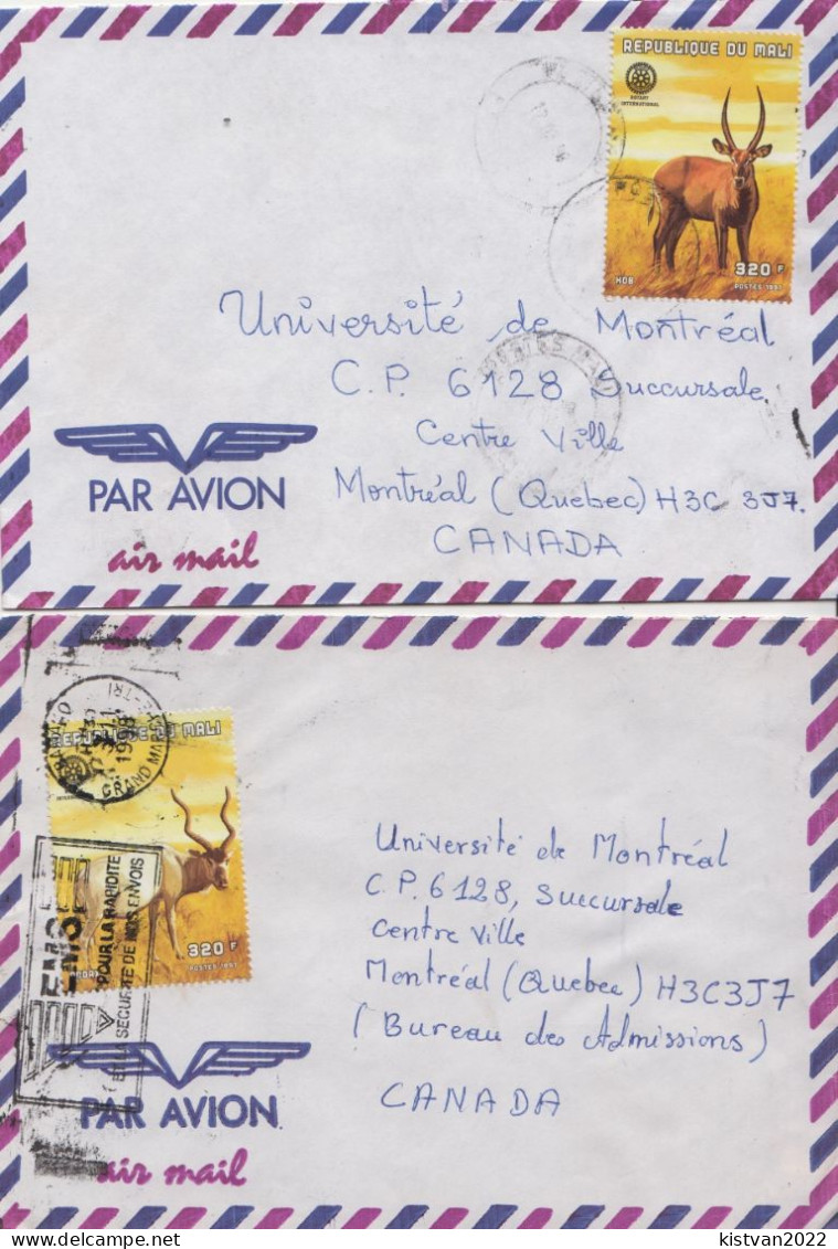 Postal History: Mali Covers - Gibier