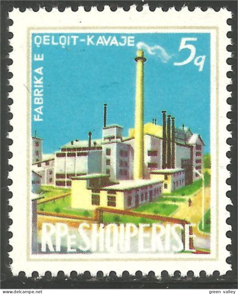 120 Albanie Ciment Factory Usine Ciment Kavaje MH * Neuf (ALB-329) - Fabbriche E Imprese