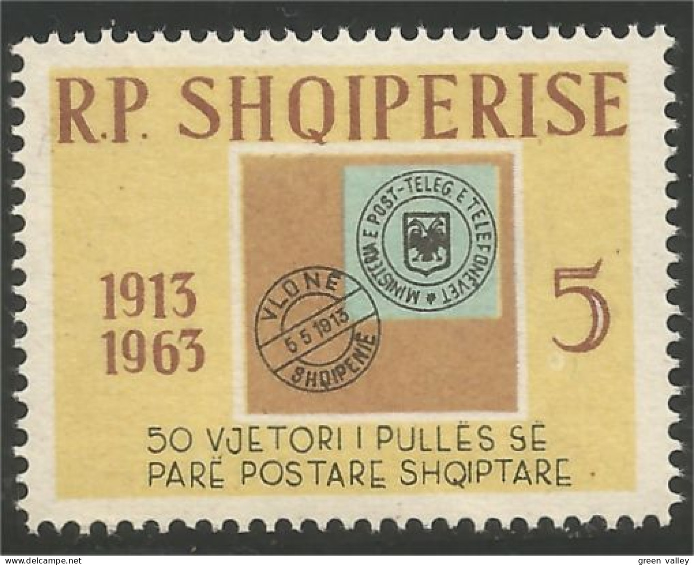 120 Albanie 50th Anniversary Stamp Timbre MNH ** Neuf SC (ALB-292c) - Posta