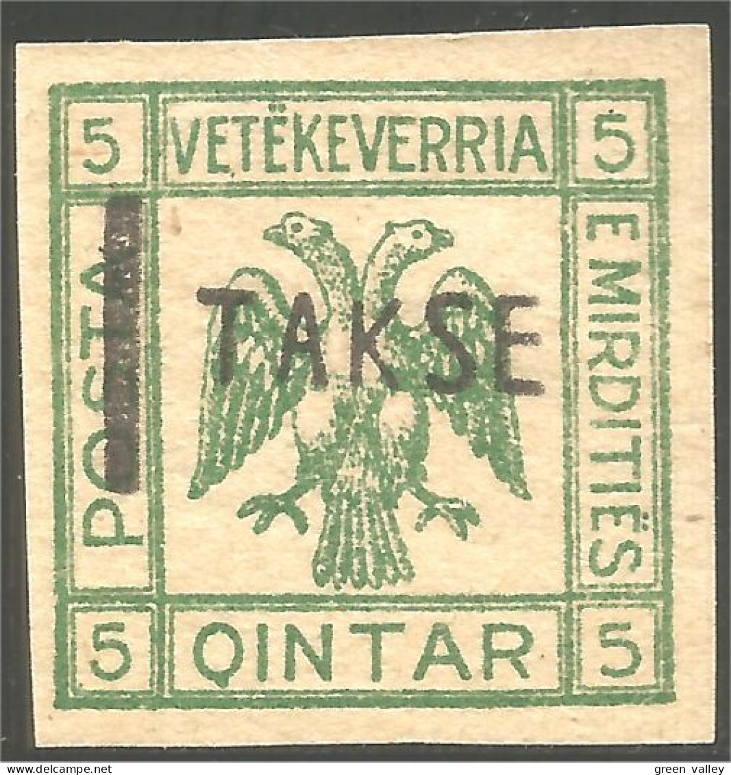 120 Albanie 1921 Eagle Aigle 5Q MNH ** Neuf SC (ALB-195) - Albanie