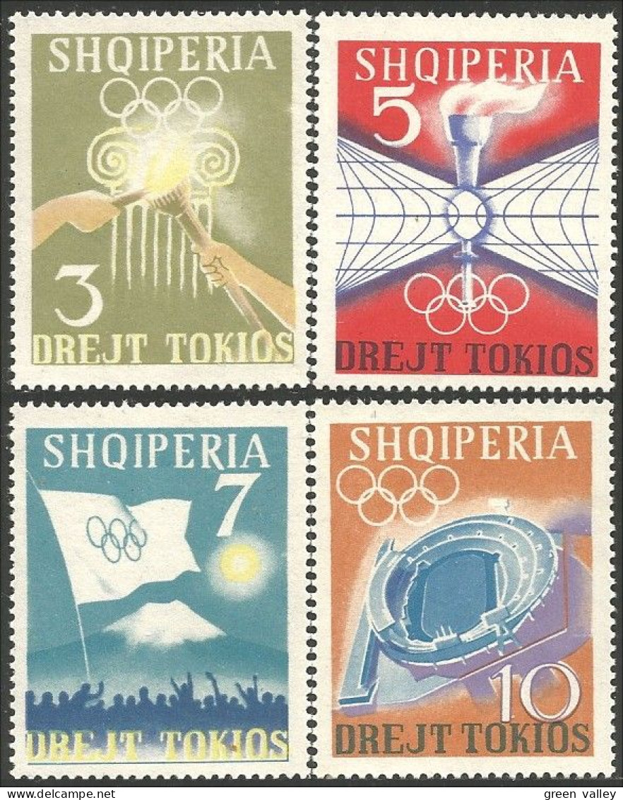 120 Albanie Olympics Tokyo 1964 Stade Stadium MNH ** Neuf SC (ALB-52) - Verano 1964: Tokio