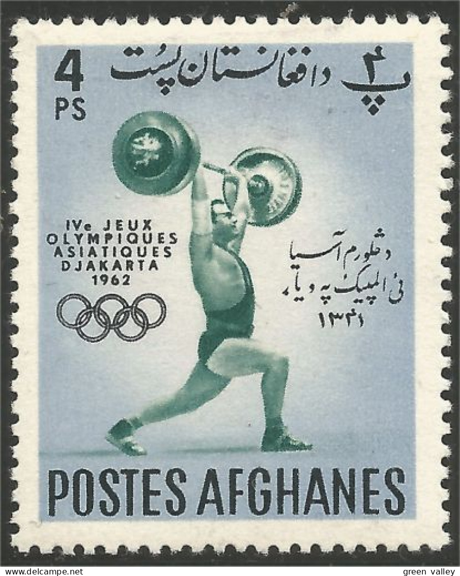 110 Afghanistan Haltérophilie Weight Lifting Weightlifting MH * Neuf (AFG-78) - Gewichtheben