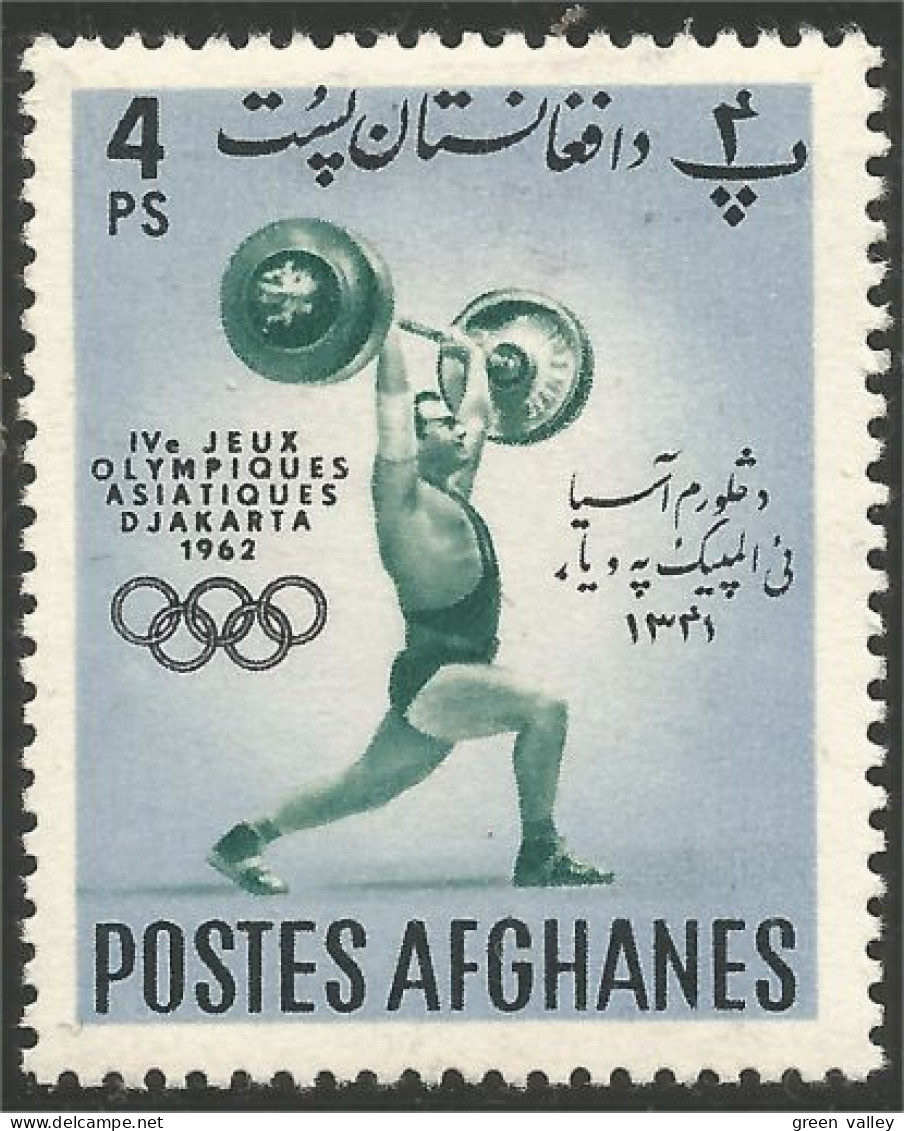 110 Afghanistan Haltérophilie Weight Lifting Weightlifting MH * Neuf (AFG-78) - Pesistica