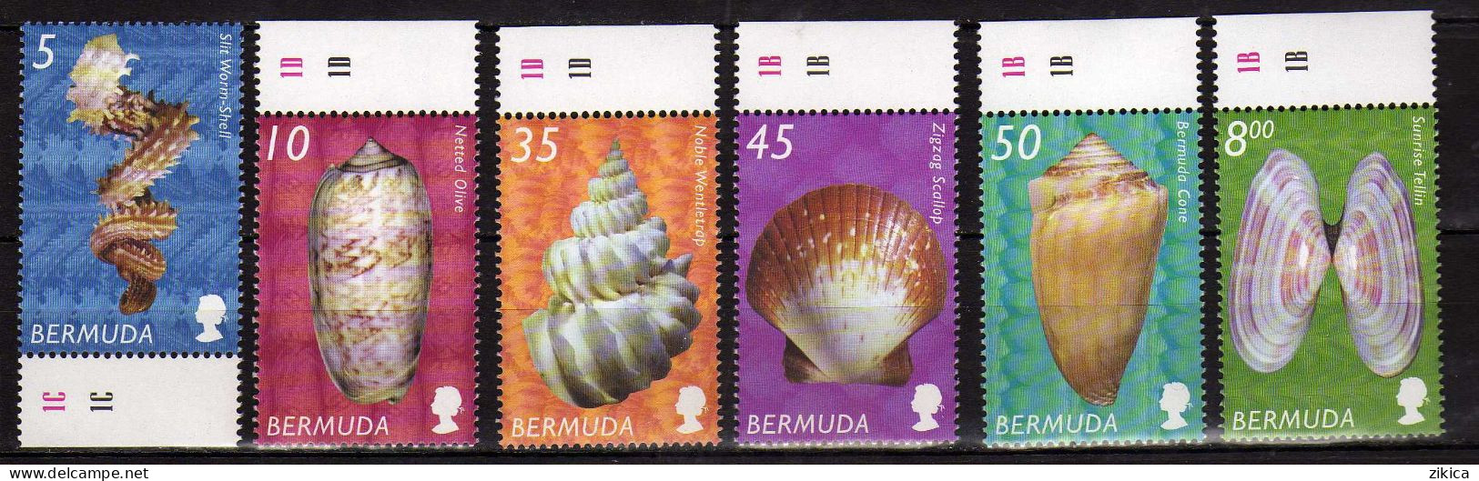 Bermuda - 2002 Shells MNH** - Bermuda