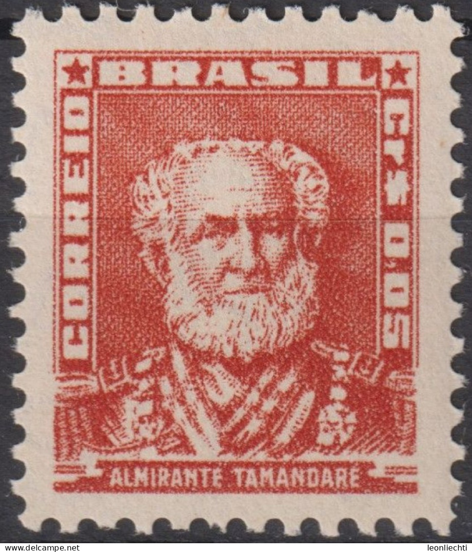 1954 Brasilien ** Mi:BR 847XI, Sn:BR 787, Yt:BR 576, Admiral Tamandaré - Ungebraucht