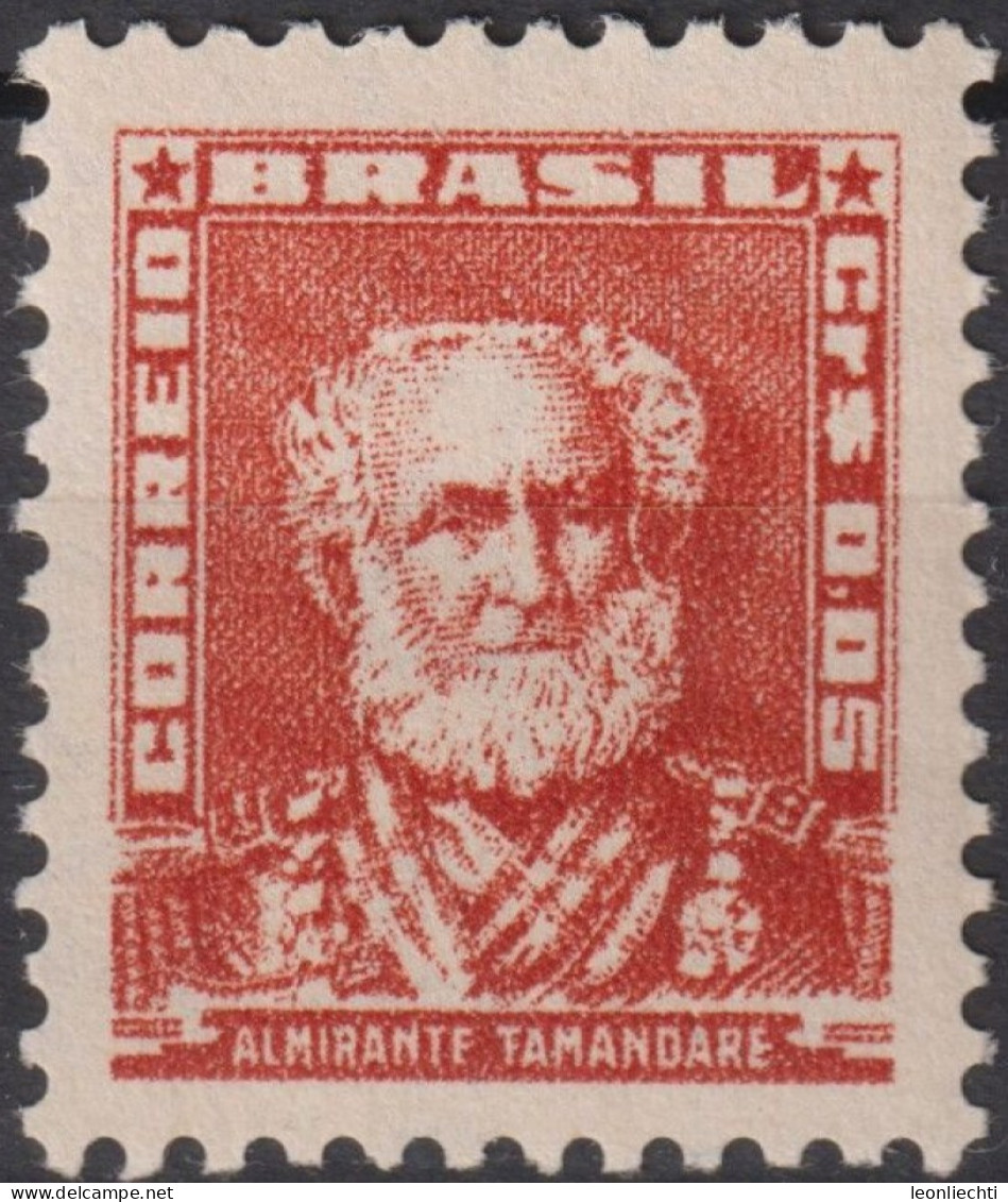 1954 Brasilien ** Mi:BR 847XI, Sn:BR 787, Yt:BR 576, Admiral Tamandaré - Ungebraucht