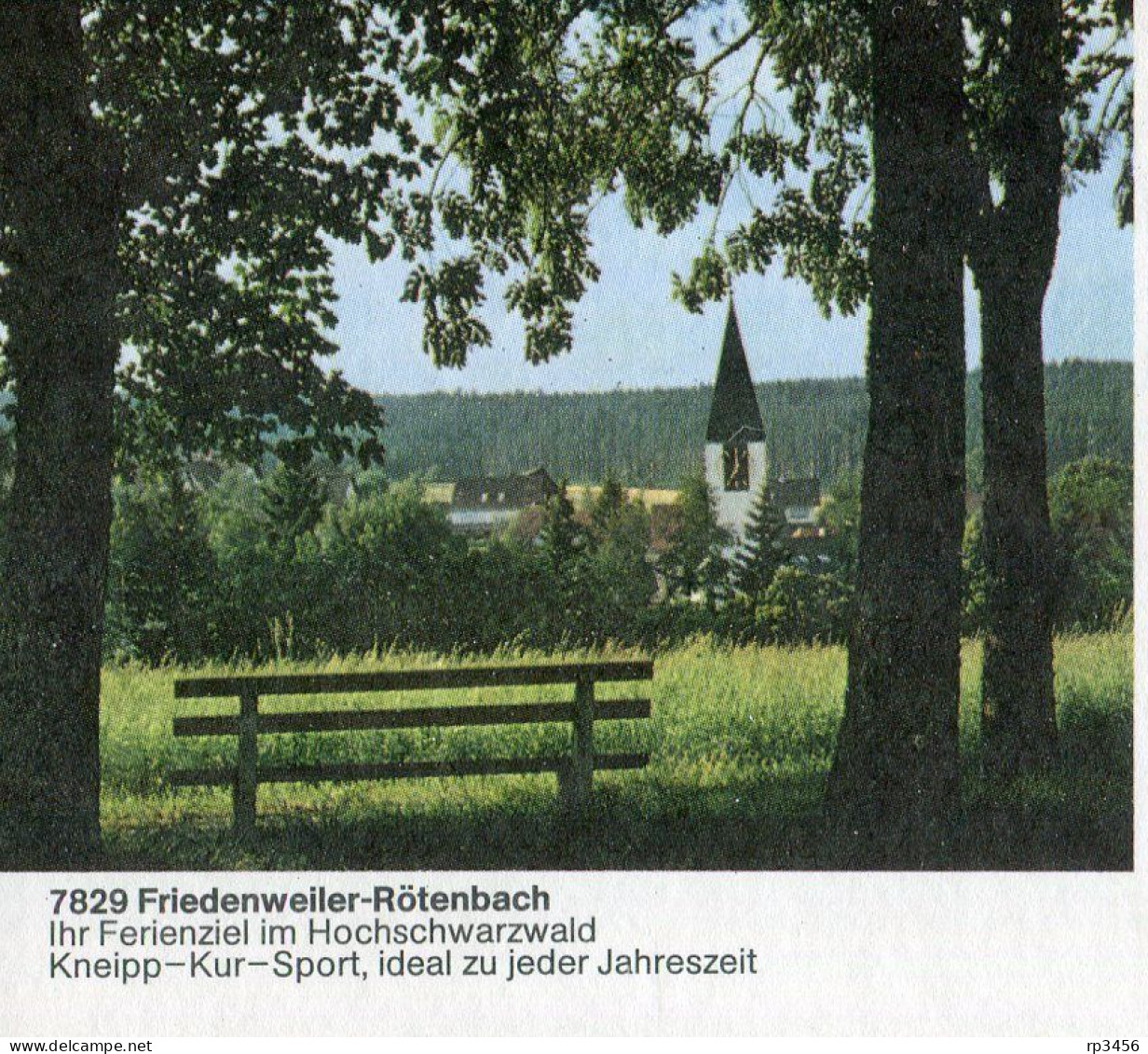 "BUNDESREPUBLIK DEUTSCHLAND" 1981, Bildpostkarte Mit Bildgleichem Stempel Ex "FRIEDWEILER-ROETENBACH" (80173) - Geïllustreerde Postkaarten - Gebruikt