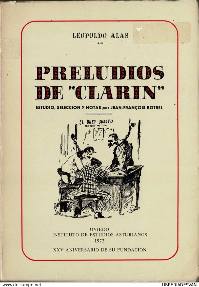 Preludios De Clarin - Leopoldo Alas - Filosofía Y Sicología