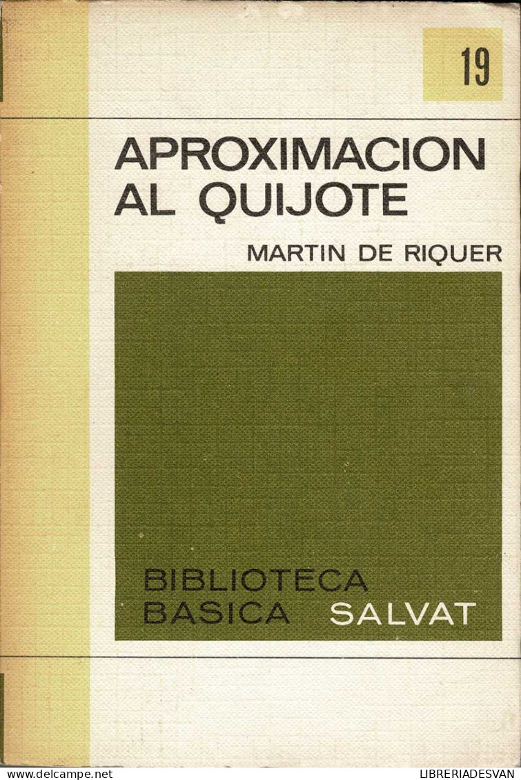 Aproximación Al Quijote - Martin De Riquer - Philosophie & Psychologie