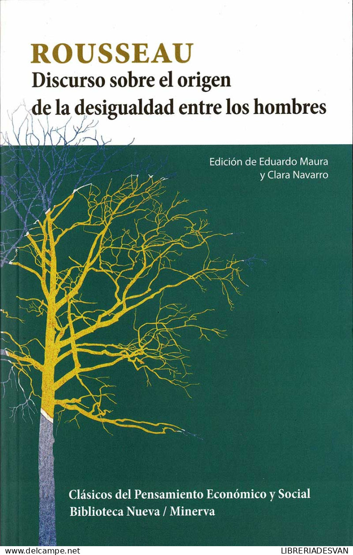 Discurso Sobre El Origen De La Desigualdad Entre Los Hombres - Jean Jacques Rousseau - Filosofia & Psicologia