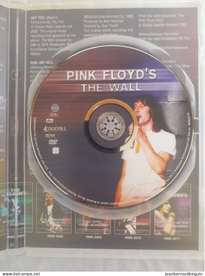 Dvd  Pink Floyd S  The Wall - Muziek DVD's