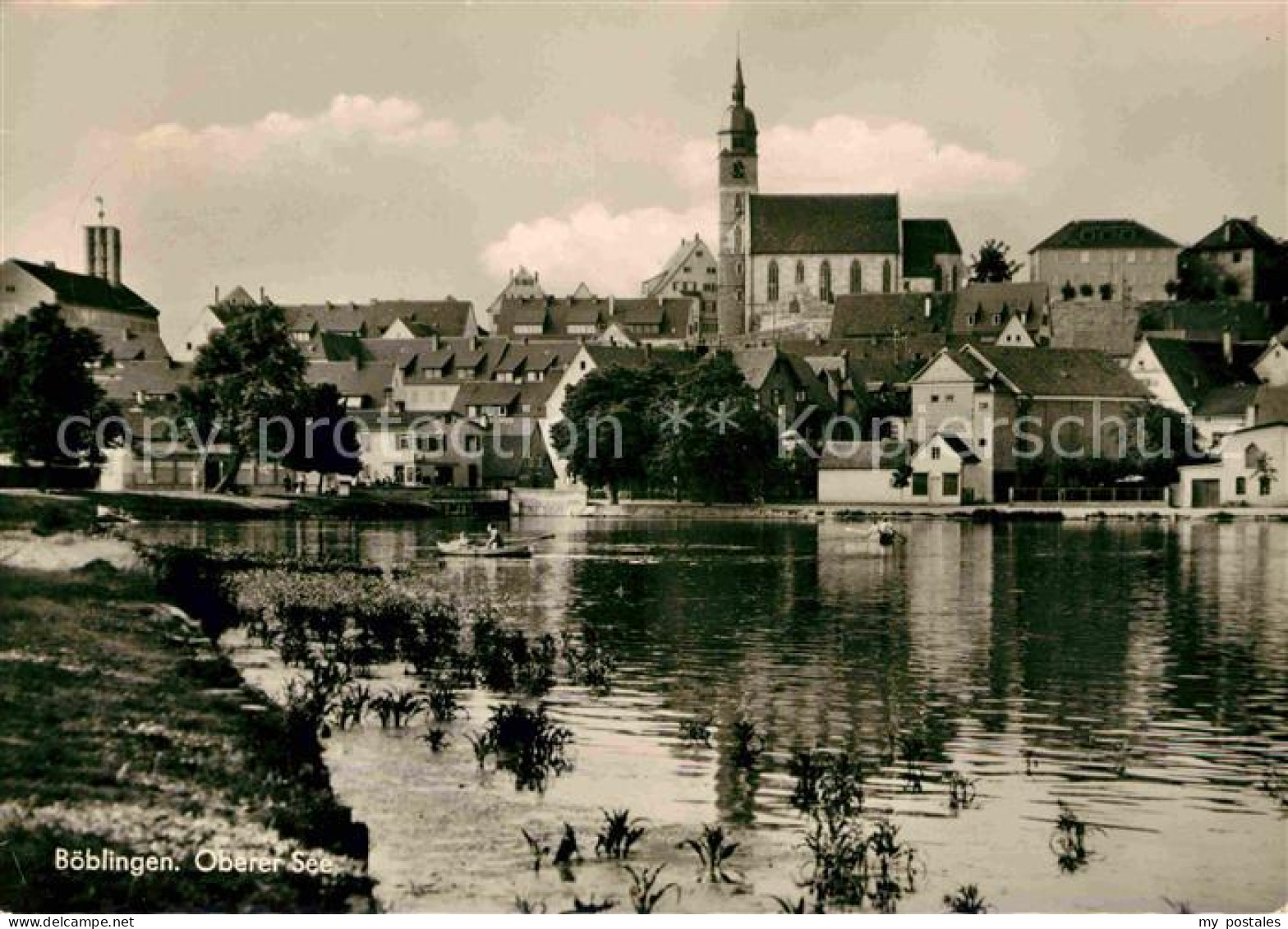 72688133 Boeblingen Oberer See Mit Blick Zur Kirche Boeblingen - Böblingen