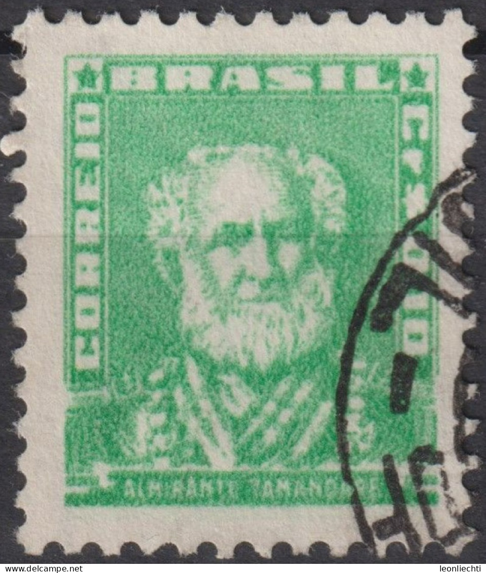 1954 Brasilien ° Mi:BR 848XI, Sn:BR 788, Yt:BR 577, Admiral Tamandaré - Used Stamps