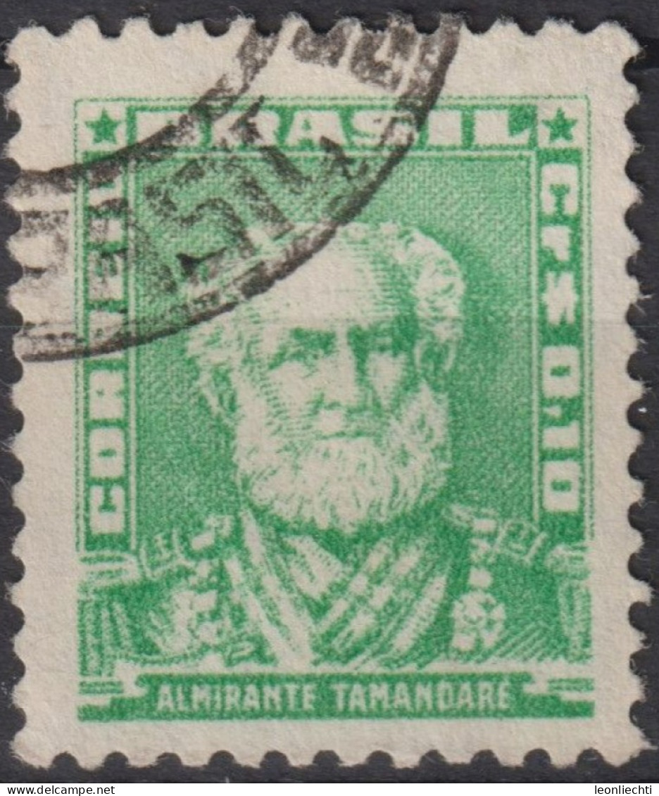 1954 Brasilien ° Mi:BR 848XI, Sn:BR 788, Yt:BR 577, Admiral Tamandaré - Used Stamps