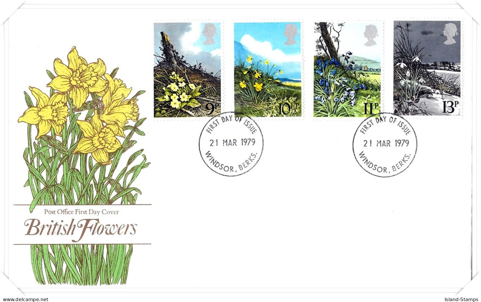 1979 Flowers Unaddressed FDC Tt - 1971-80 Ediciones Decimal