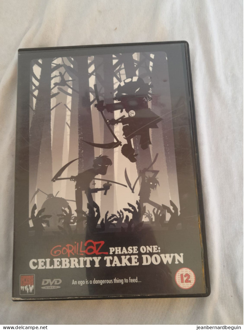 Dvd Gorillaz Phase One Celebrity Take Down - DVD Musicales